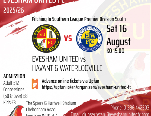 Robins at home against Havant & Waterlooville