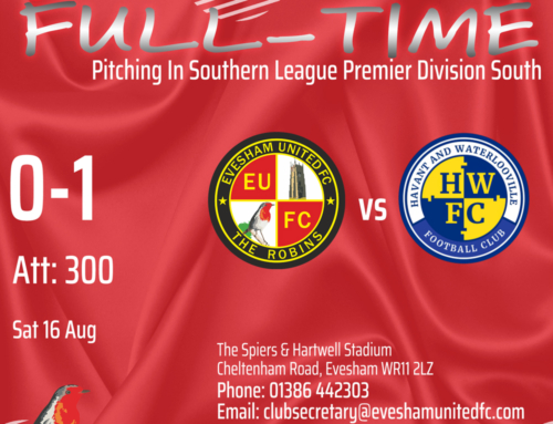 Robins lose at home against Havant & Waterlooville