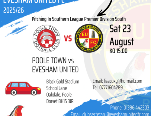 Robins Travel back to Dorset to tackle Poole Town