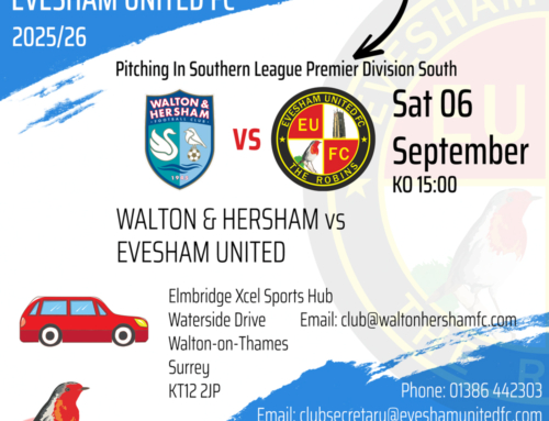 A First Visit to Walton & Hersham for the Robins