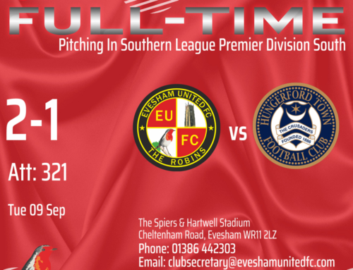 1st Home League Win against Hungerford Town
