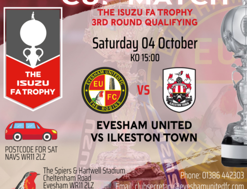 Robins Tackle Ilkeston Town in the FA Trophy