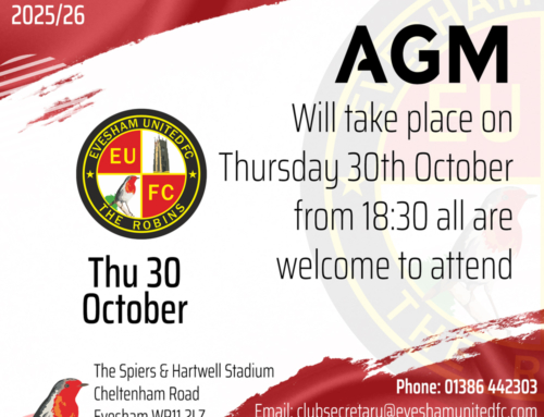 Evesham United AGM
