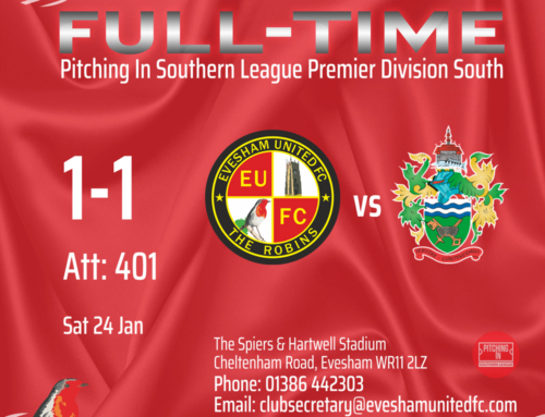 Robins Tough Draw Against Chertsey Town