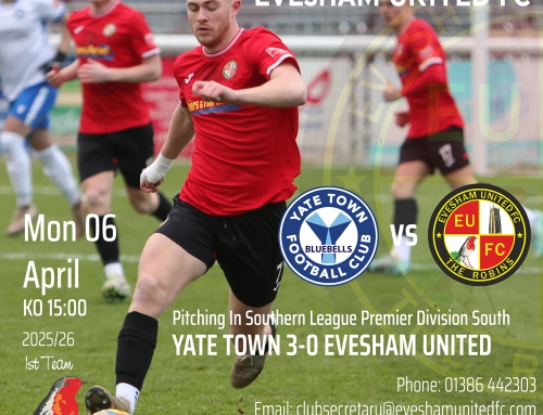 Robins’ lost 3-0 to Yate Town