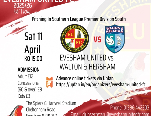 Robins’ Face Southern League Premier South Champions on Saturday
