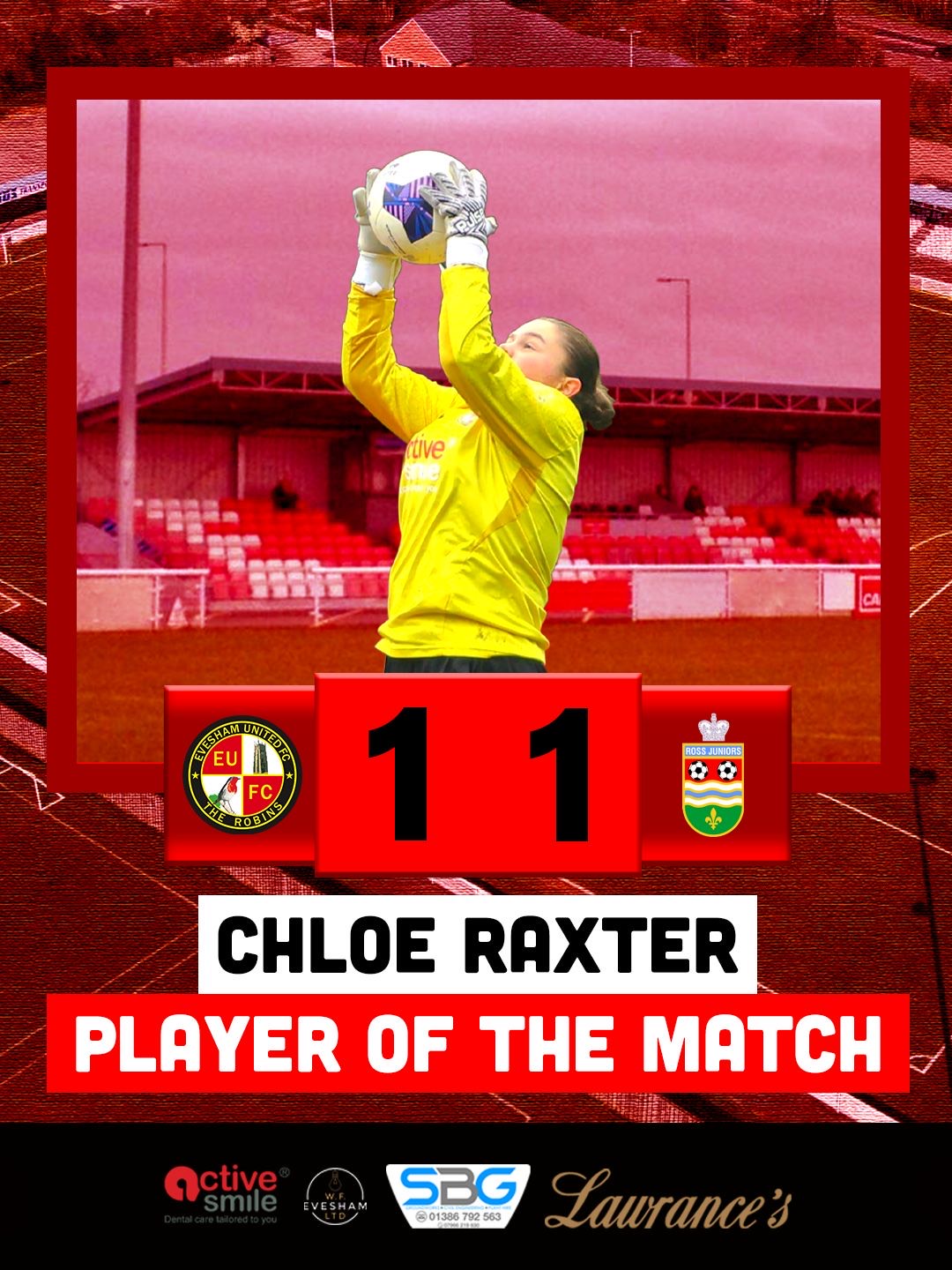 Jeremiah Raxter Evesham United Women Draw 1-1 against Ross Juniors Women – Evesham ...