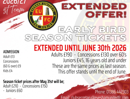 Early Bird Season Tickets & 2026-27 Extended