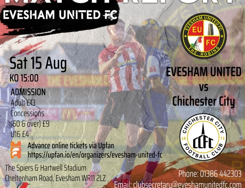 Evesham United 3 Chichester City 0