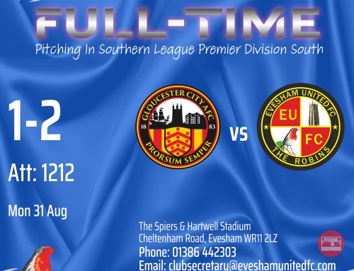 Gloucester City 1-2 Evesham United