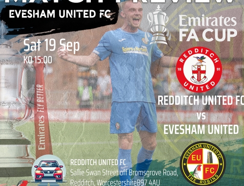 Match Preview: Redditch United v Evesham United (Emirates FA Cup)