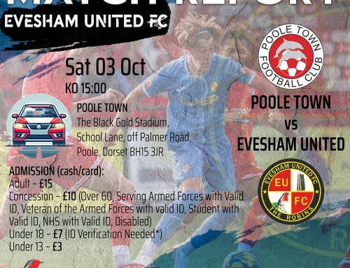 MATCH REPORT: Poole Town 3-1 Evesham United