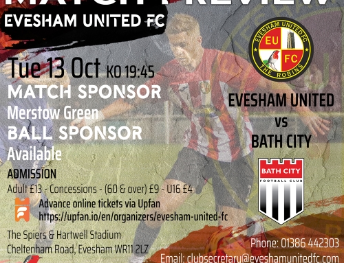 Match Preview: Evesham United vs Bath City