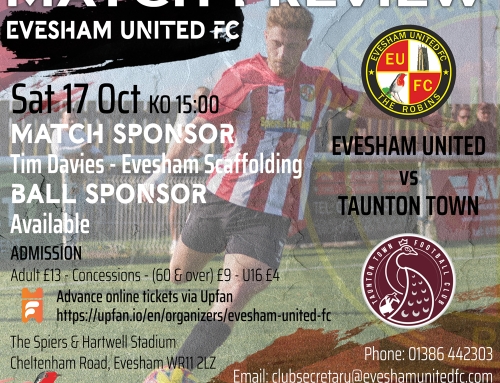 Match Preview: Evesham United vs Taunton Town