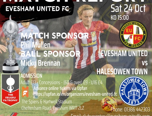 MATCH REPORT: Evesham United 0-4 Halesowen Town