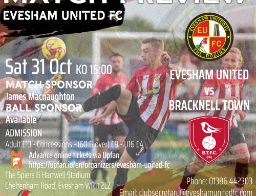 Match Preview: Evesham United vs Bracknell Town
